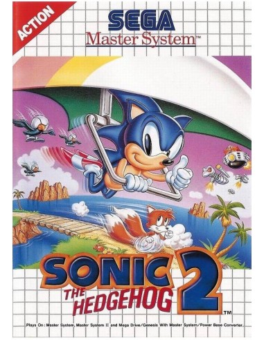 Sonic 2 (Portada Deteriorada) - SMS