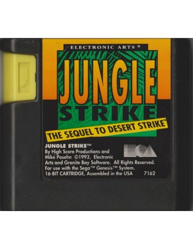 Jungle Strike (Cartucho Pegatina...