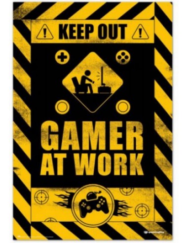 Poster Gameration Gamer at Work...