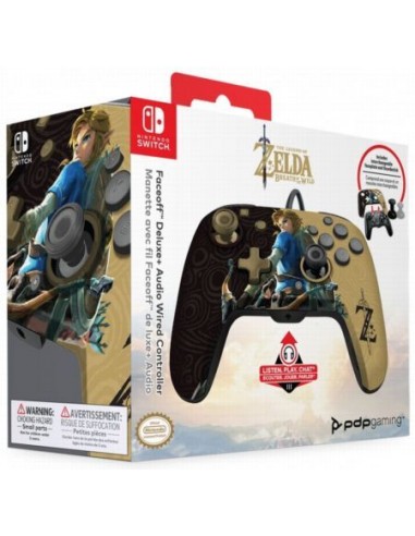 Controller Wired Deluxe Faceoff Zelda...