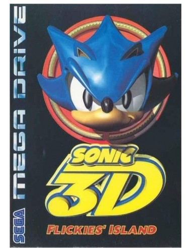Sonic 3D (Pegatina Cartucho...