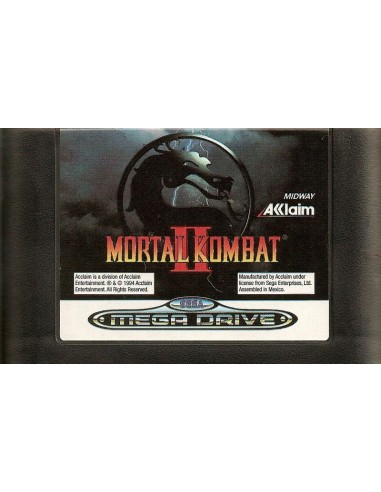 Mortal Kombat II (Cartucho Pegatina...
