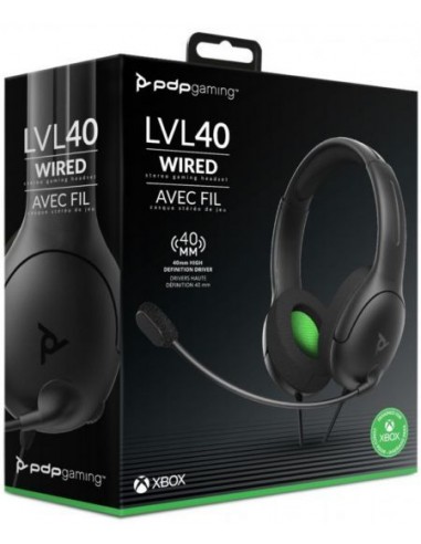 Headset PDP LVL 40 Wired Xbox