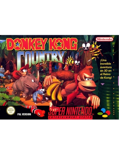 Donkey Kong Country (Caja y Manual...