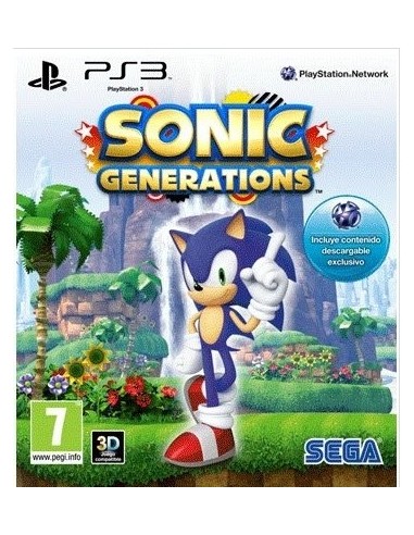 Sonic Generations (Caja 3D) - PS3