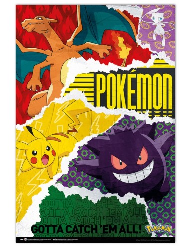 Poster Pokemon Gotta Catch'Em All!...