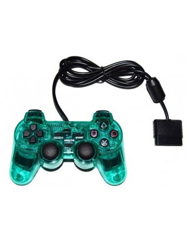 Controller PS1/PS2 Verde Transparente...