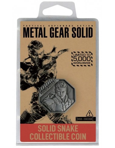 Moneda Metal Gear Solid Solid Snake...