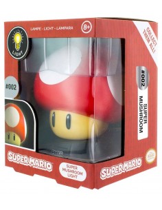 Lámpara Super Mario 3D Seta