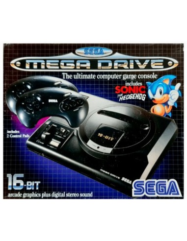 Megadrive + 2 Controller + Sonic...