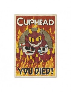 Poster Cuphead You Died!...