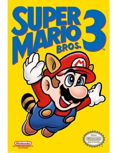 Poster Super Mario Bros 3 61x91'5cm