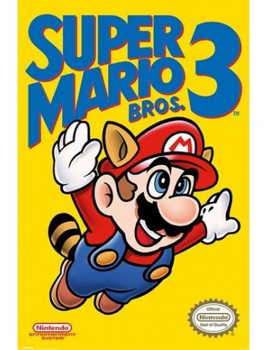 Poster Super Mario Bros.3 61x91'5cm