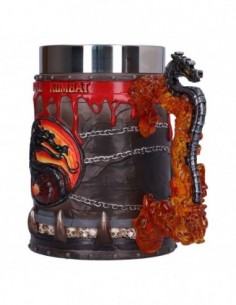 Mortal Kombat Jarra Logo 15 cm 2