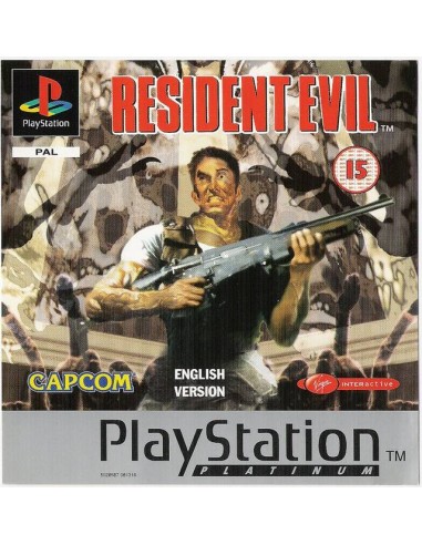 Resident Evil (PAL-UK Platinum) - PSX