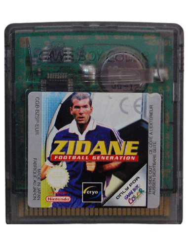 Zidane Football (Cartucho Pegatina...