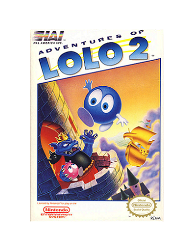 Adventures of Lolo 2 (Caja Det.) - NES