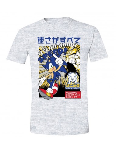 Camiseta Sonic El Erizo Comic (Talla M)