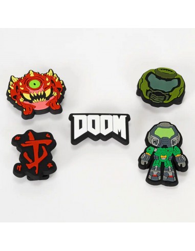 Pack de 5 Chapas Doom para Crocs Run...