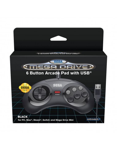 Pad RET-Bit MD Mini 6-b USB Negro