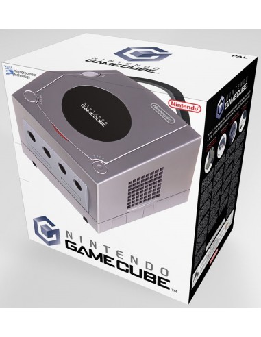 Gamecube Plateada + Mando (Con Caja,...
