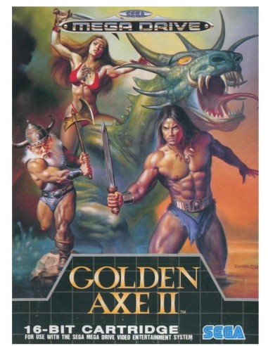 Golden Axe II (Portada con Humedad) - MD