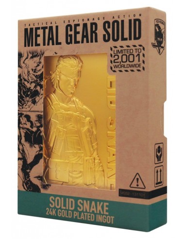 Lingote Limited Edition Metal Gear...
