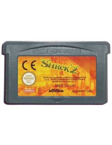 Shrek 2 (Cartucho Pegatina Rota) - GBA