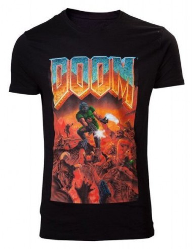 Camiseta DOOM Classic Boxart (Talla XL)