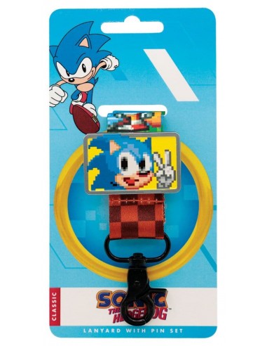 Llavero & Chapa Set Sonic The Hedgehog