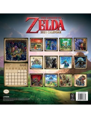 The Legend of Zelda Calendario 2021
