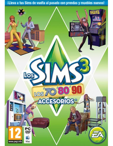Los Sims 3 Los 70 80 90 Accesorios - PC