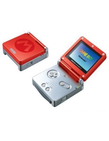 Game Boy Advance SP Mario Roja /Plata...