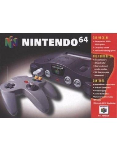 Nintendo 64 + Mando (Con Caja) - N64