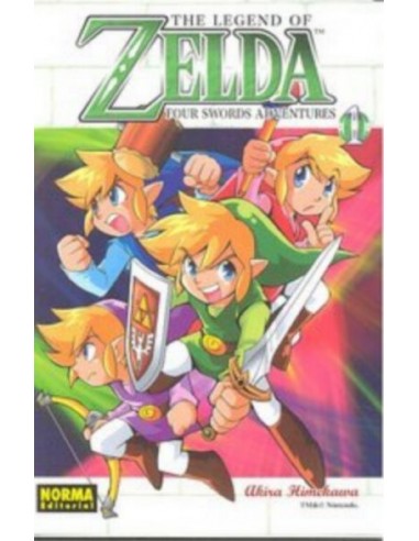 The legend Of Zelda N 8 Four Swords...