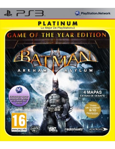 Tubería Derretido melón Batman Arkham Asylum GOTY Platinum - PS3
