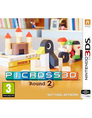 Picross 3D Round 2 (Reprecintado) - 3DS