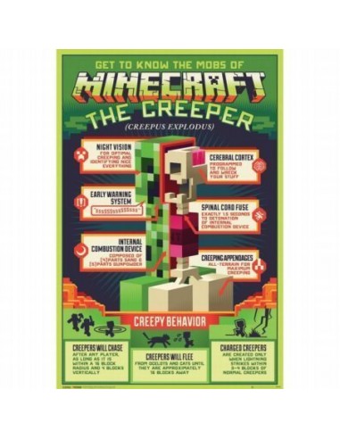 Poster Minecraft Creepy Behaivor...