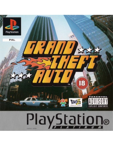 Grand Theft Auto (Platinum+PAL-UK) - PSX