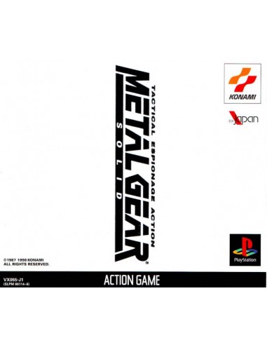 Metal Gear Solid (NTSC-J) - PSX