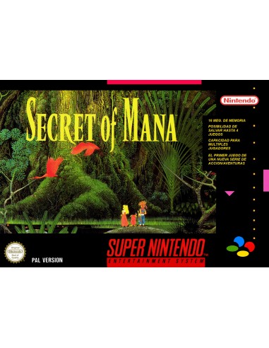 Secret Of Mana (Pal España-Manual...