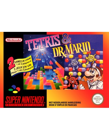Tetris y Dr Mario (Sin Manual)- SNES