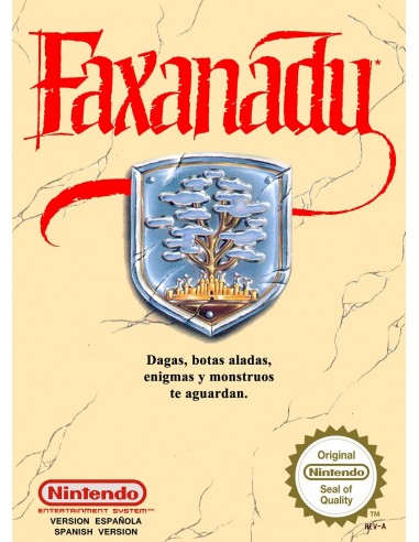 Faxanadu (Caja Deteriorada) - NES