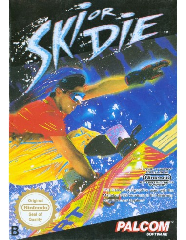 Ski or Die (Caja Deteriorada) - NES