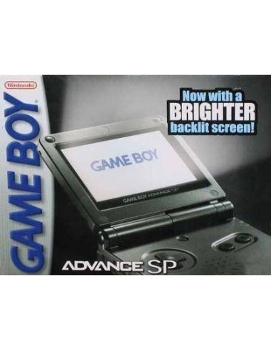 Game Boy Advance SP Negra (Con Caja)...