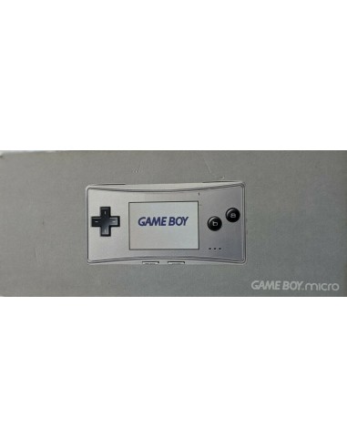 Game Boy Micro Plata (Con Caja) - GBA