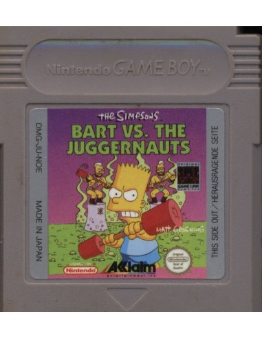Bart vs The Juggernauts (Cartucho) - GB