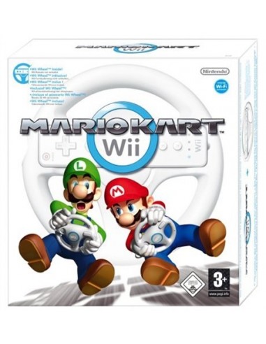 Mario Kart + Volante- WII