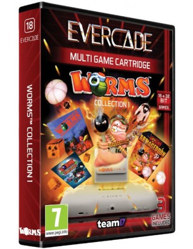 Evercade Multigame Cartridge  Worms...