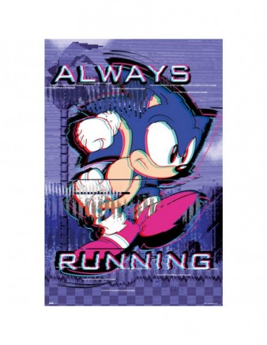 Poster Sonic Always Running 61x91'5cm